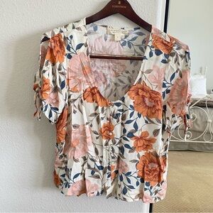 Women's Short Sleeve Saltwater Luxe Top Size Large